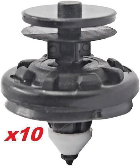 SKODA Door Card Panel Interior Trim Clips #6Q0868243 Qty x10 for Superb & Rapid0