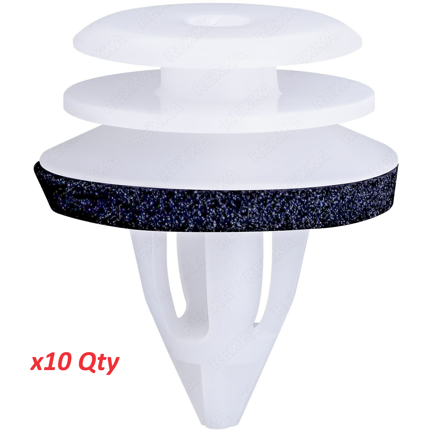 BMW Interior Trim Clips White # 51437001491 Fits Many Models 1998 - 2021 Qty 100