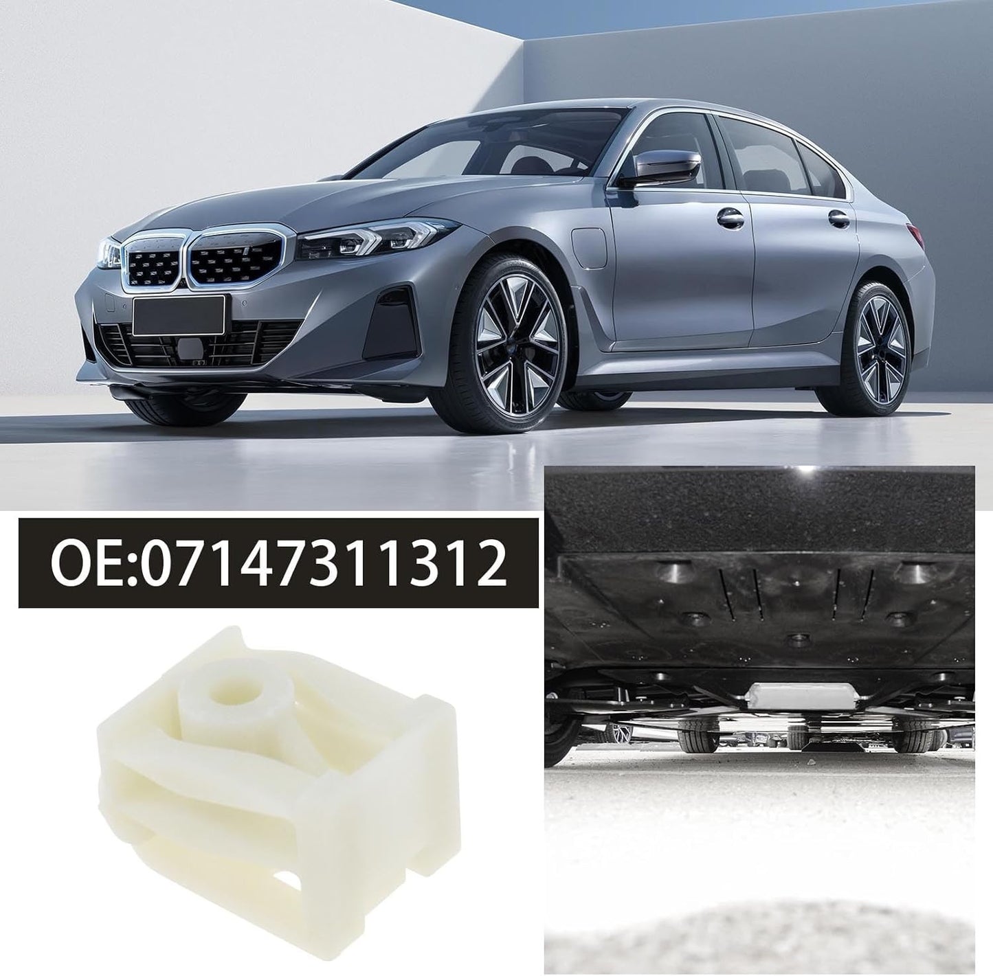 BMW C-Clip Grommet - Fits 1 2 3 4 5 Series X1 X3 X5 Trim Panel Plastic Nut # 5.11