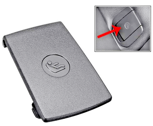 BMW Rear Childs Seat ISOFIX Cover Black  For 1 2 3 X1 Series OE 17949110 73196860