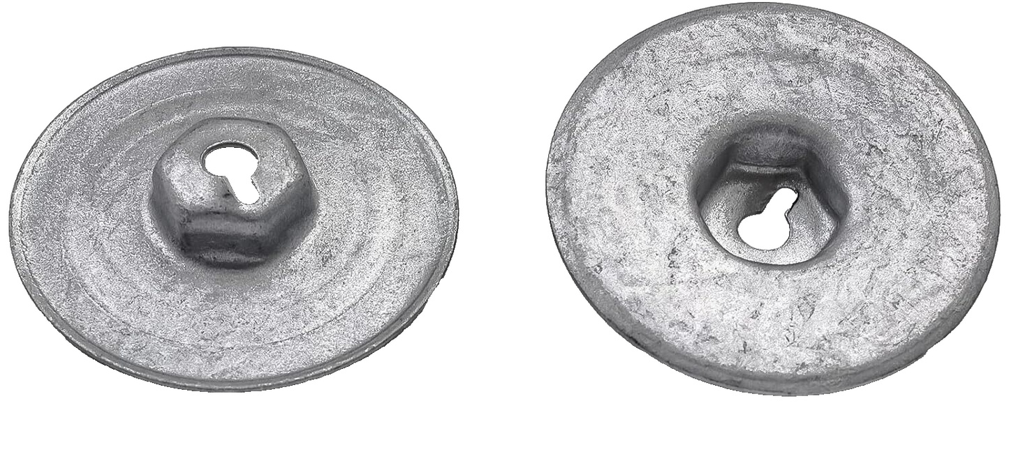 BMW Hex Head Heat Shield Press Stud Metal Washer 30mm Flange 07146949380 QTY x201
