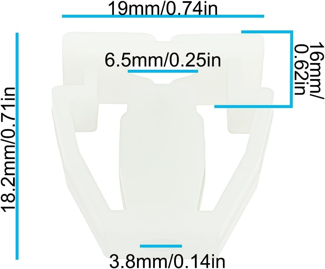 AUDI Wheel Arch Housing Liner Trim Clip Fixing Block OEM# 8K0821213A Pack of 20.20