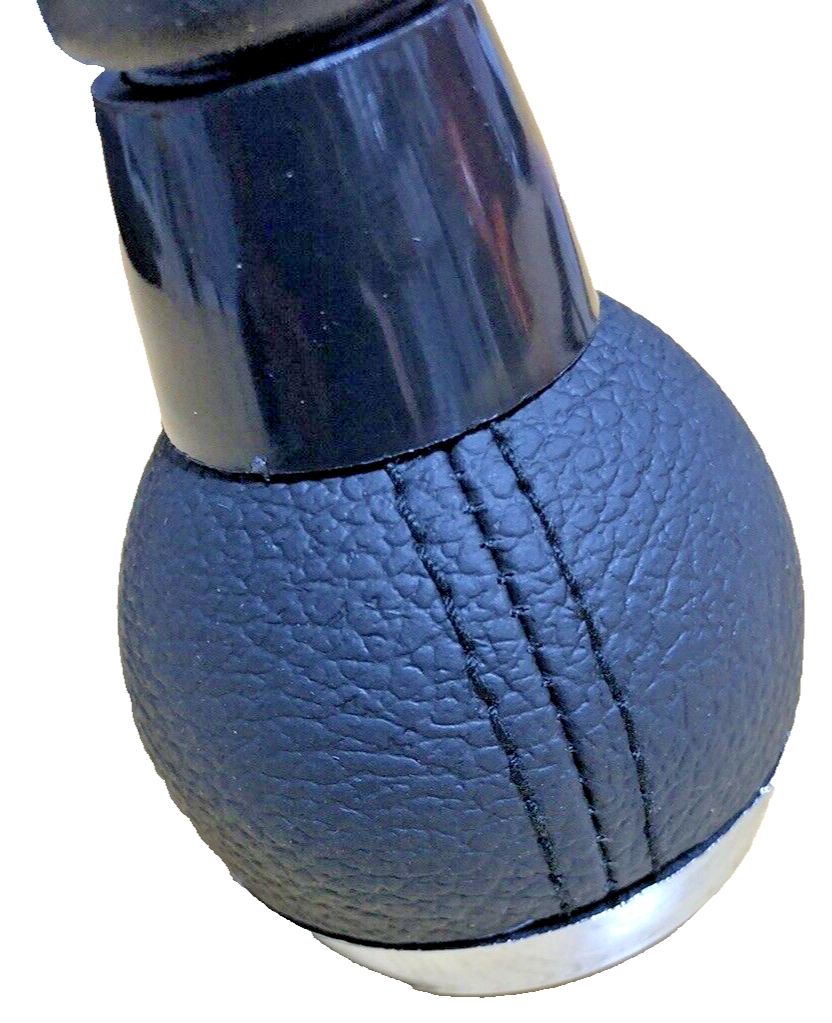 MINI 6 Speed Gear Shift Knob Soft Leather Silver Shift Pattern R55 R56 R57 R606