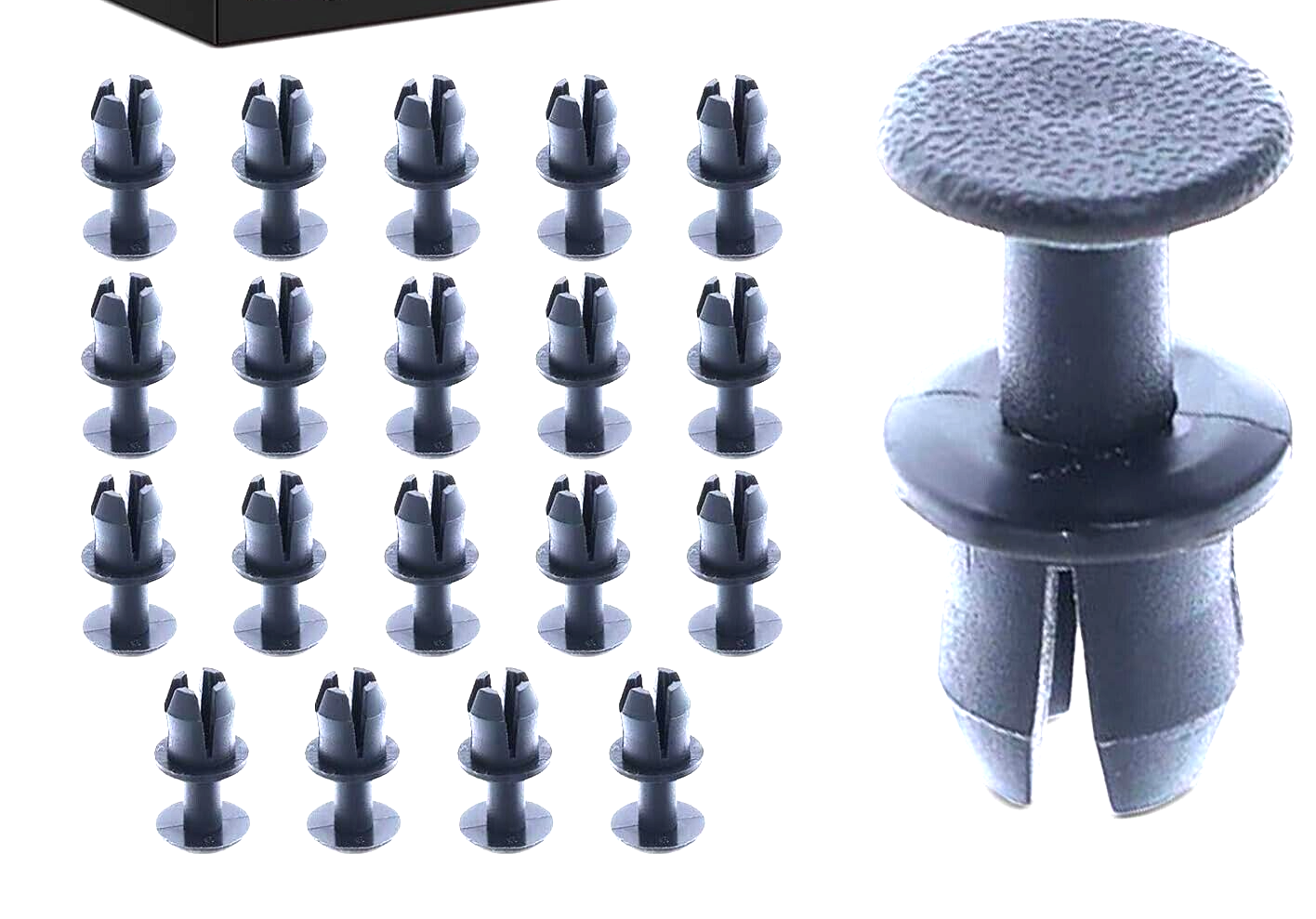 Mercedes Clips For Trim Body Panels Expanding Rivet Mounting Black Plastic - x155