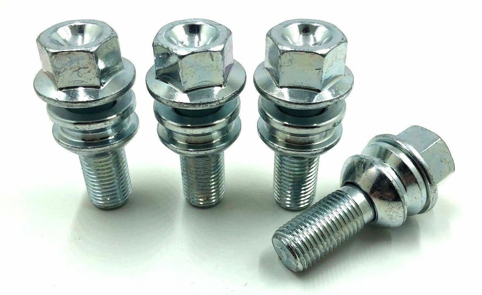 Extended PORSCHE Wheel Bolts O.E M14 x1.5 x 20 Pcs Carrera Boxster Cayman 37mm2