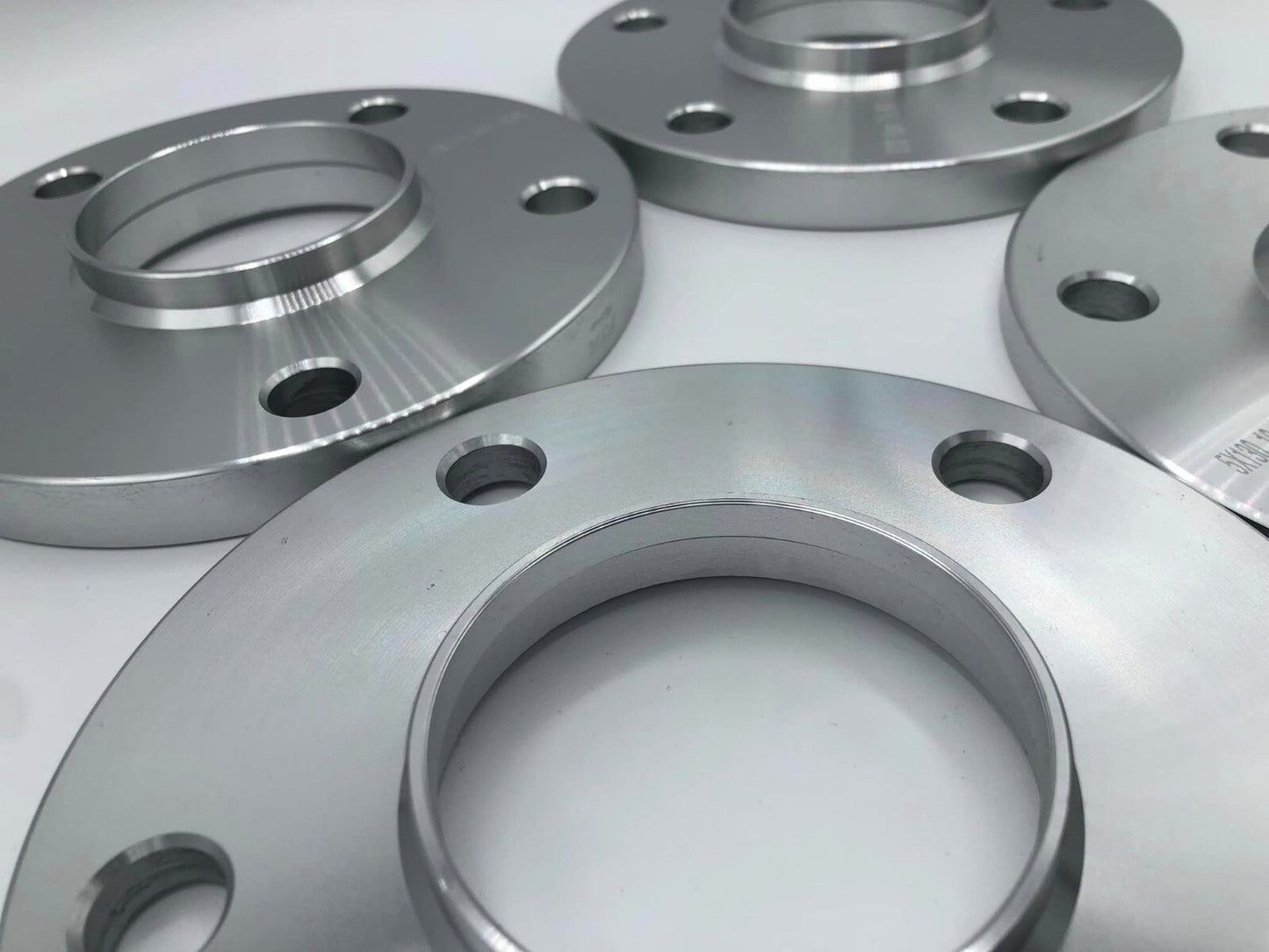 Porsche Wheel Spacers 15mm + Extended AF Bolts Set Of 4 in Silver 5x130 PSR9Line20