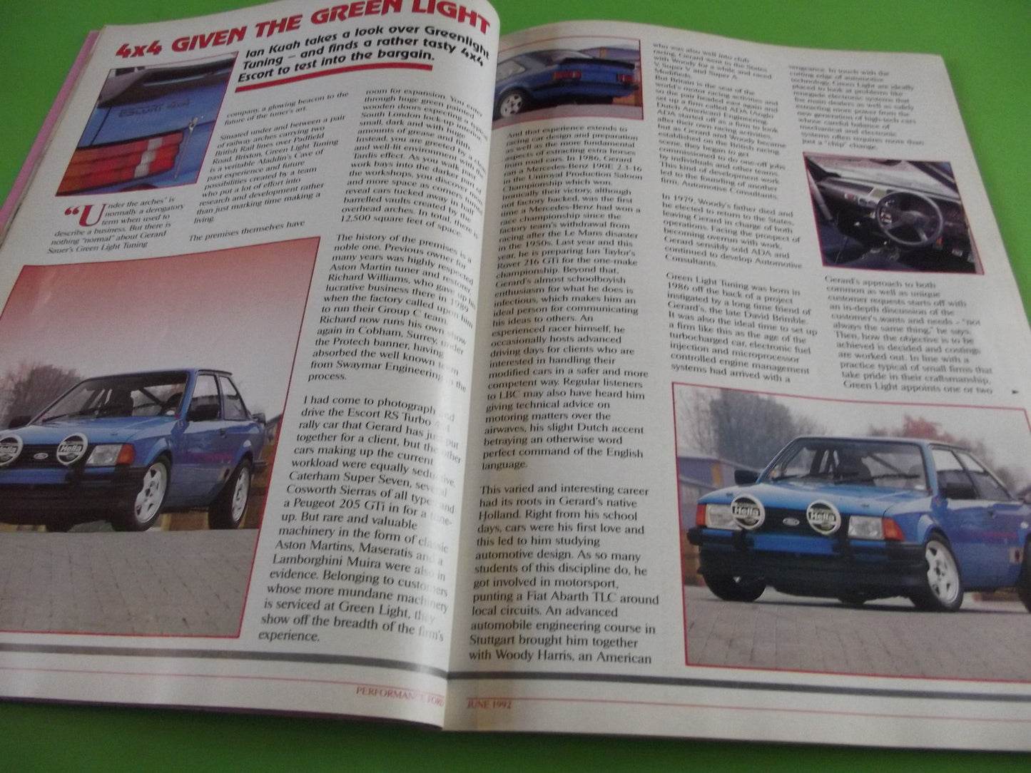PERFORMANCE FORD MAGAZINE JUNE 1992 #C53
