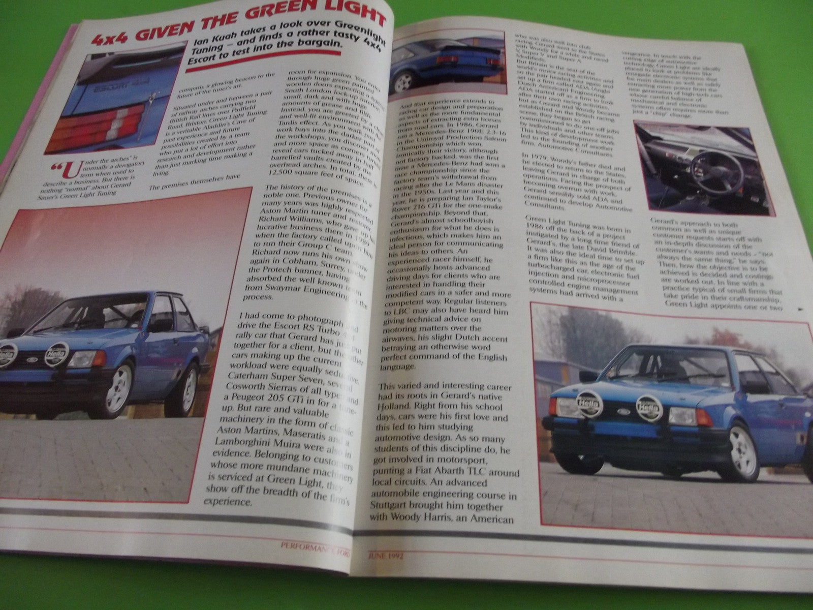 PERFORMANCE FORD MAGAZINE JUNE 1992 #C53