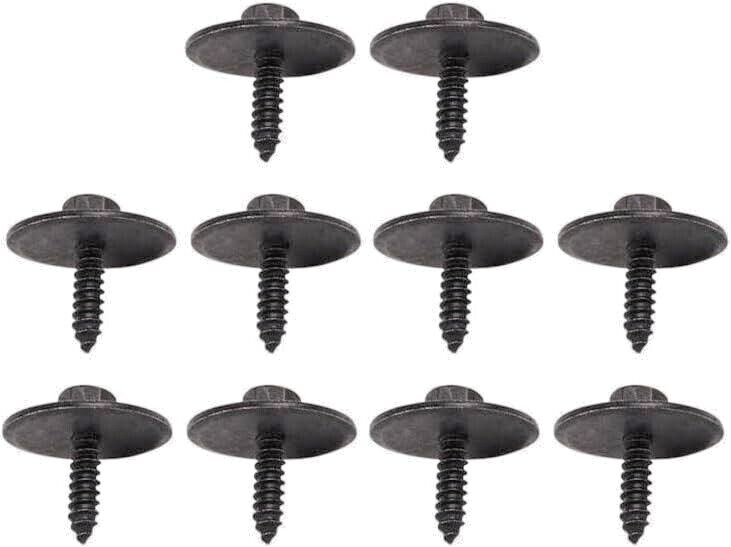 Mercedes Engine Undertray Splash Guard Screws with Large Captive Washer 10x Pack14