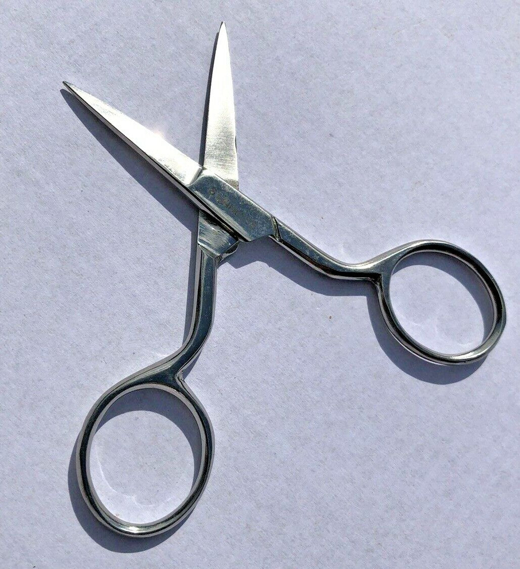 Professional Finger Toe Nail Scissors STRAIGHT TIP Stainless Steel Manicure 0