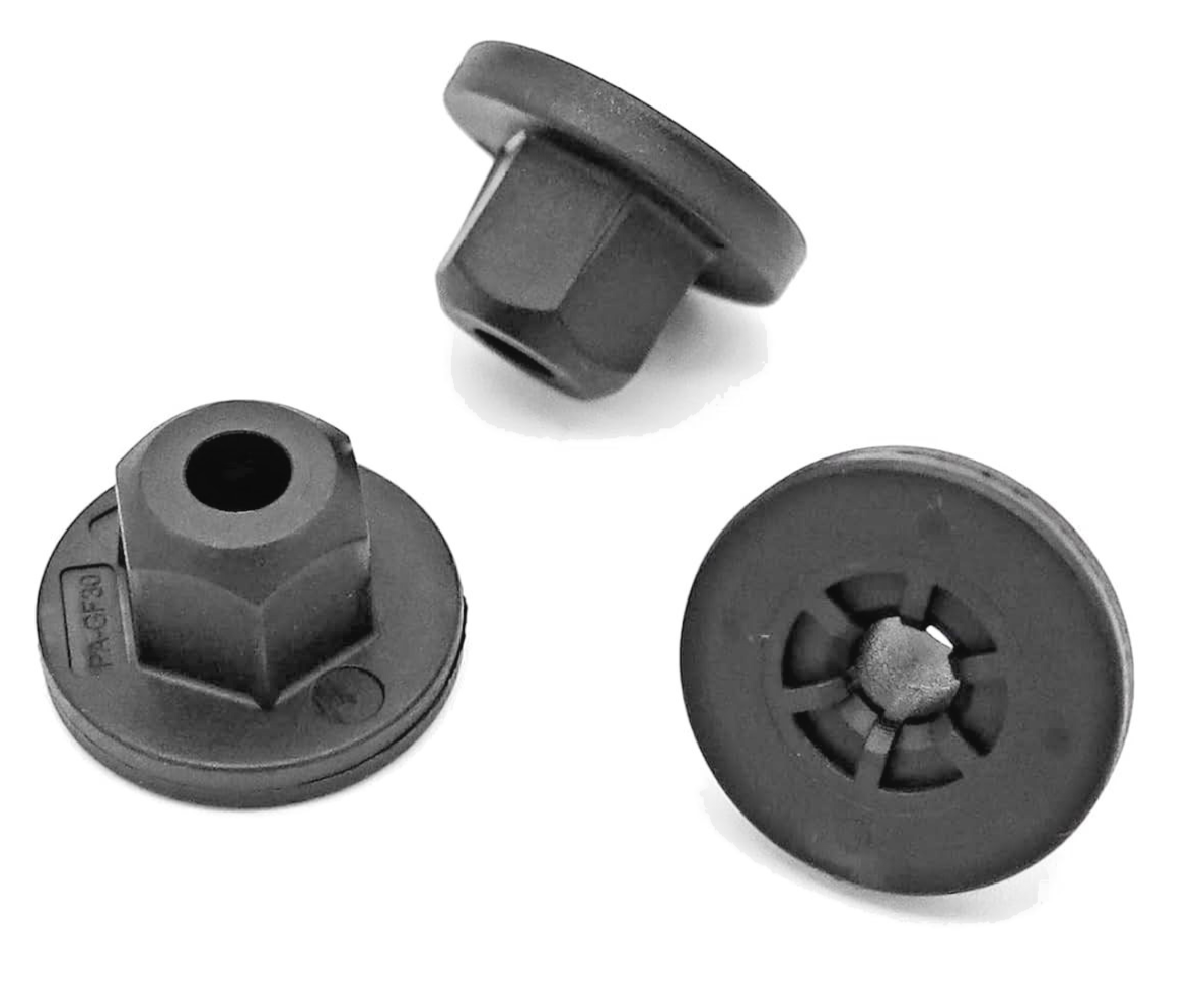 BMW Hex Head Plastic 10mm Nut Under Tray Splash Guard Trim Panel Fastener - 10Pc19