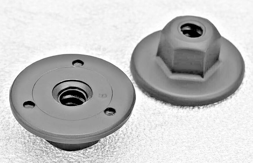 Undertray Wheel Arch Liner Splah Tray Hex Head Threaded Plastic Nut Clip 10mm 1015