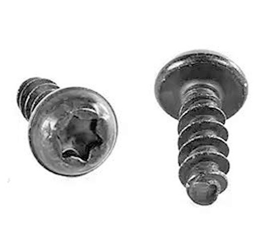 PORSCHE Small Interior Trim Panel Fixing Torx Head Screw x5 - Fits 2018 to 202111