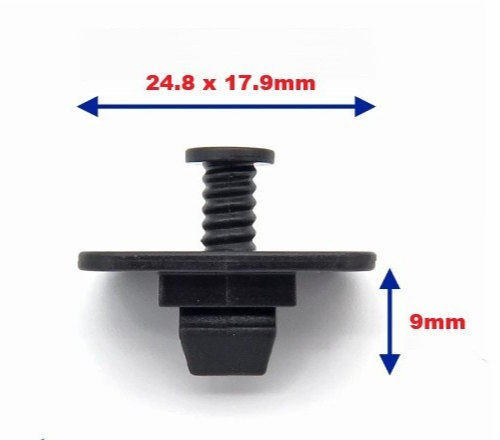 Expanding Rivet For Bumpers Bodywork Trim Clip Fastener, x10 Audi Seat Skoda VAG1