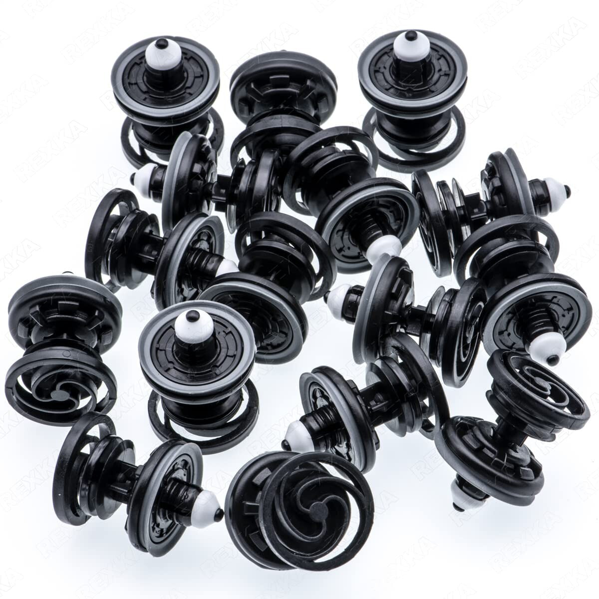 AUDI Interior Door Card Trim Panel Fastener Clips Sprung Head, x10 Pcs18