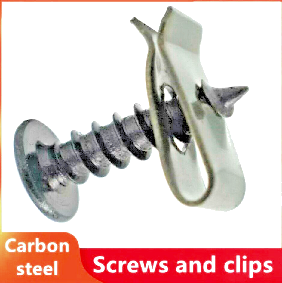 Speed Fastener Self Tapping Screws Panel U Clips 10 Sets / 20 Pieces - M5 X 20mm0