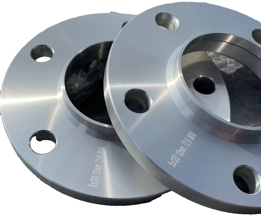 BMW 12mm Wheel Spacers 5x120 Hubcentric With Bolts x2  Precision Fit in Silver12
