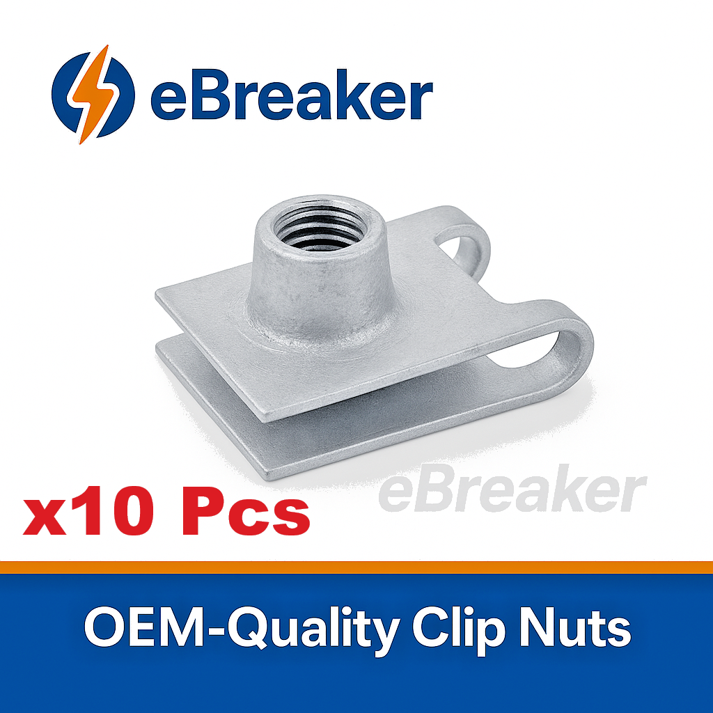 BMW C-Clip M6 Spire Nut Under Body Weather Sheild Trim Panel Galvanised -Pack 100