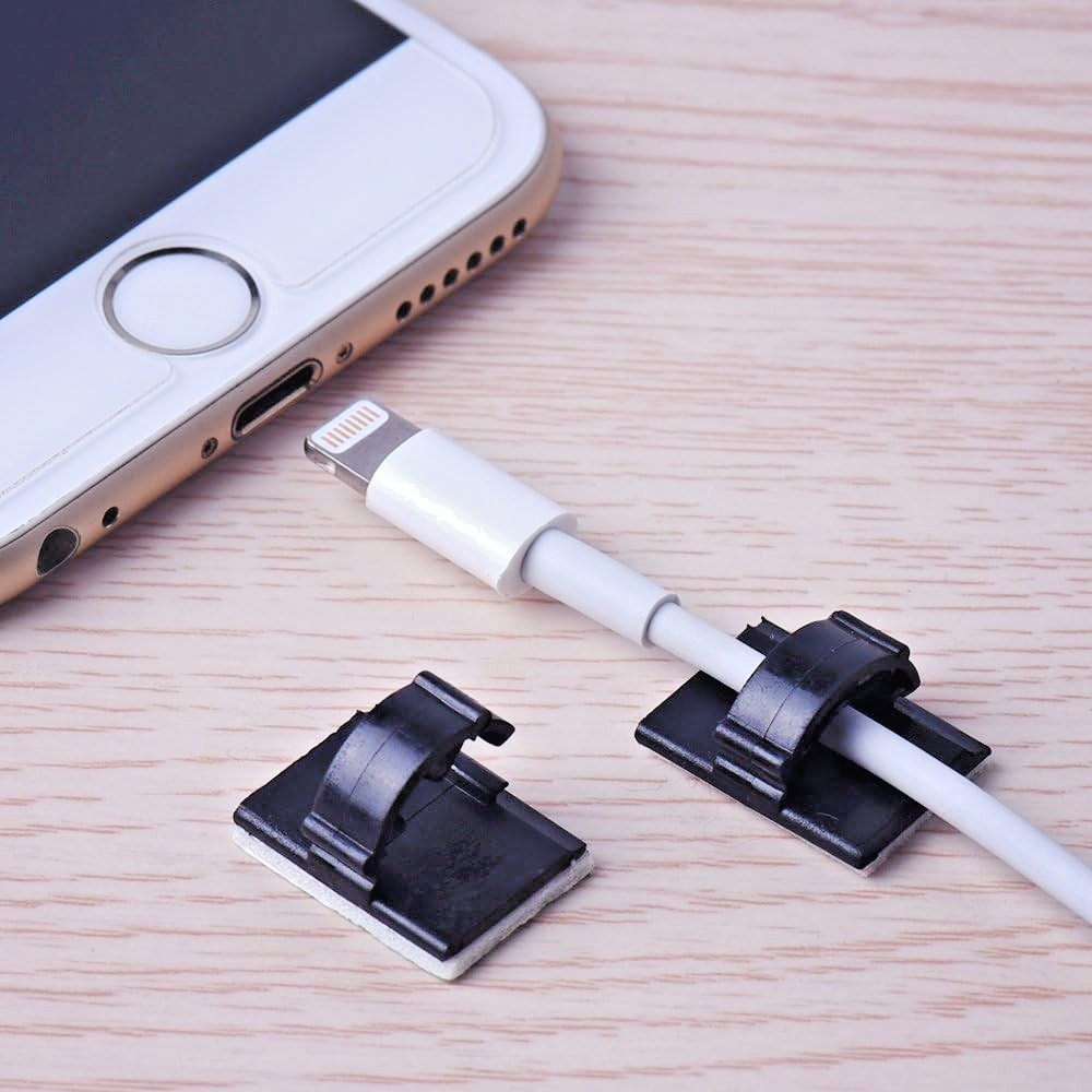 Self Adhesive Cable Clips Universal Car Van Boat Wire Fix Pad Routing Holder #2013