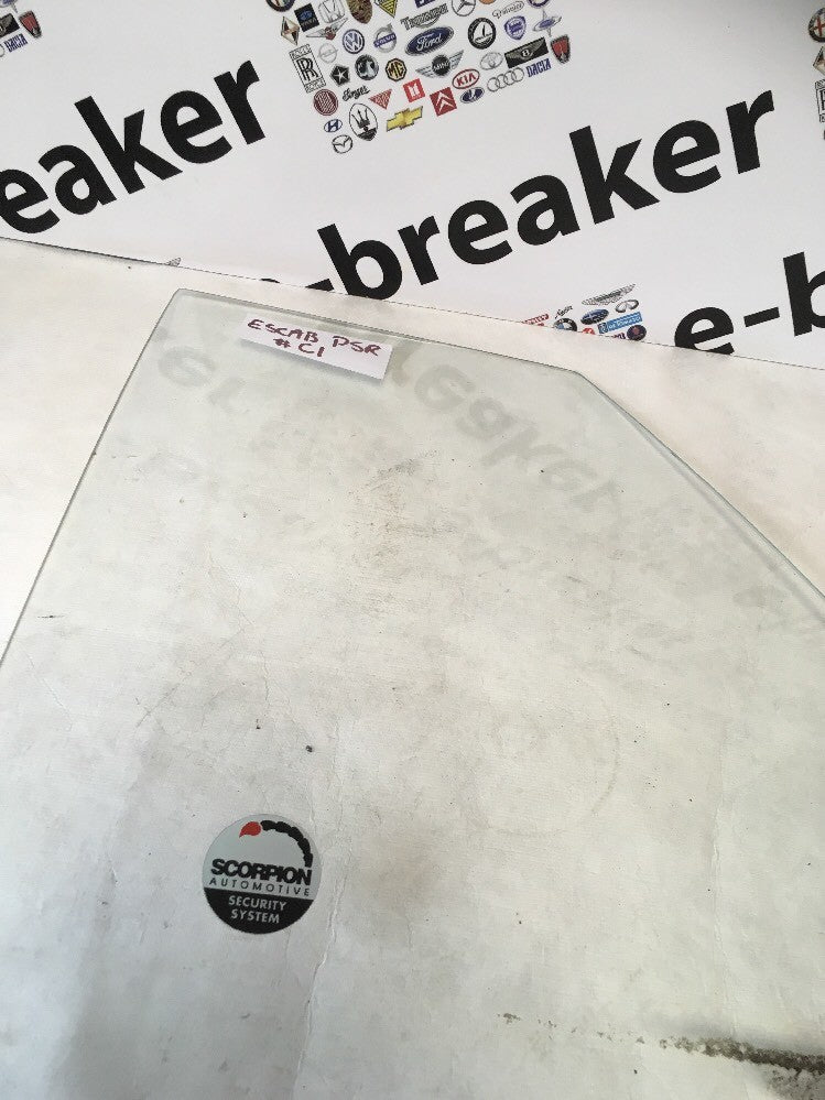 Rear Quarter Window Glass Left Clear Tint for Ford Escort Mk4 MK3 Cabriolet C10