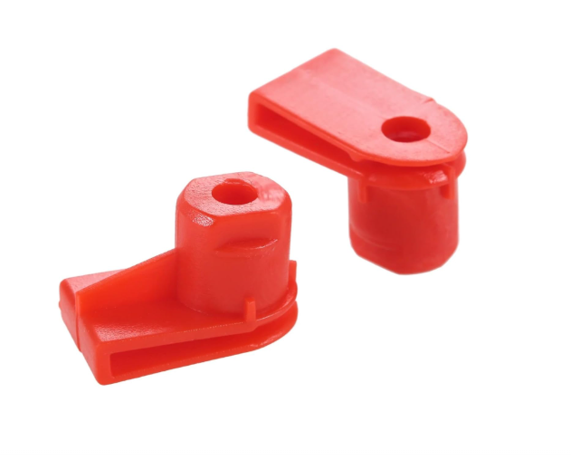 Red Angled Trim Panel Grommet - Multi Brand Bumper & Wheel Arch Fastener