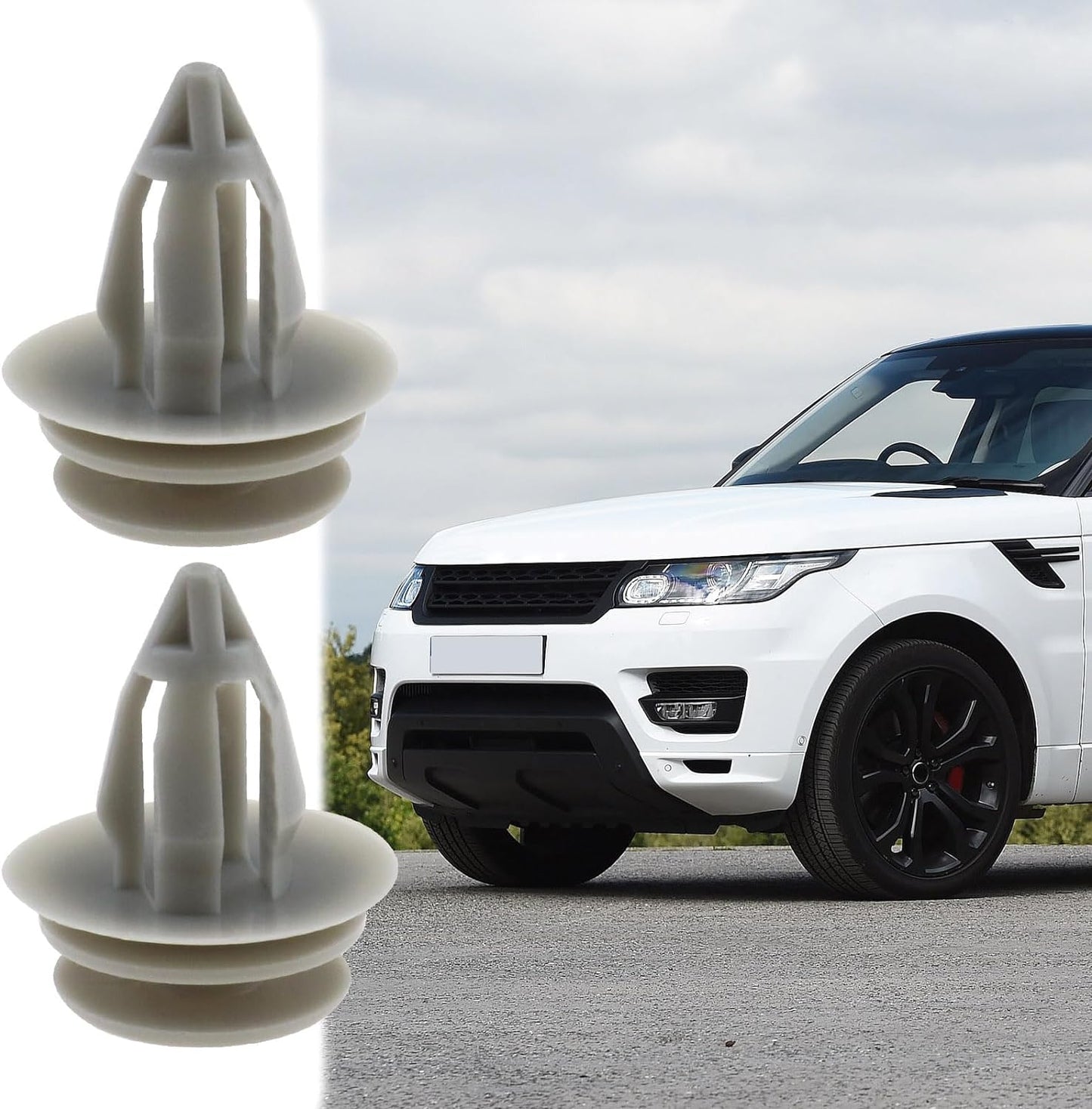 White Interior Trim Clips BMW MINI - 51437001491