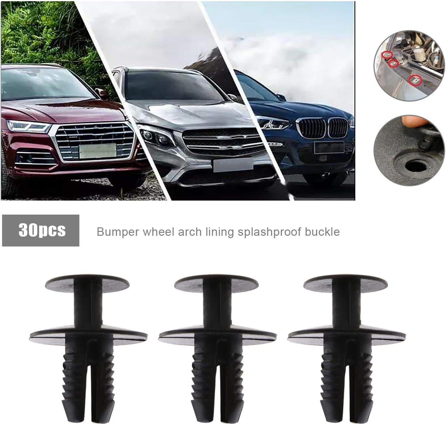 Expanding Push Fit Fir Tree Rivets BMW MINI Mercedes Volvo - 51471911992