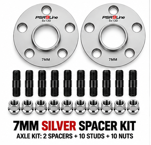 Porsche Complete Wheel Spacer Kit with 90mm Screw-In Stud Conversion & R14 Nuts – PSR9Line