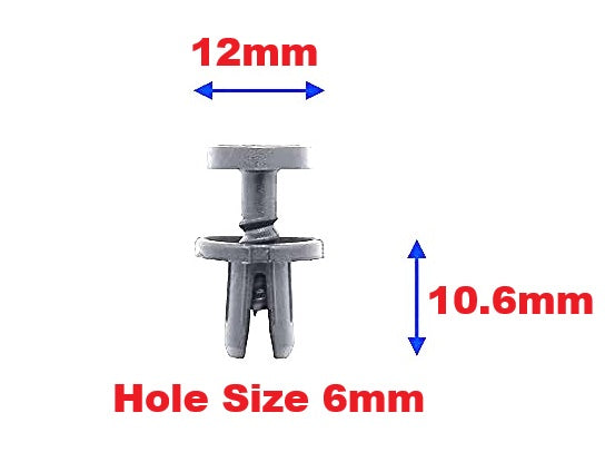 Torx Head Plastic Screw Fit Trim Rivet Multi-Brand - 7L6868307