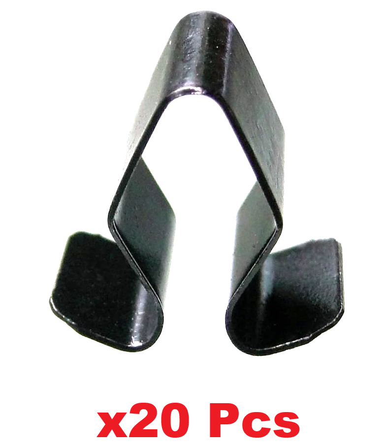 Clips de garniture intérieure en métal noir VAG Porsche 7M3827649 PAF827649