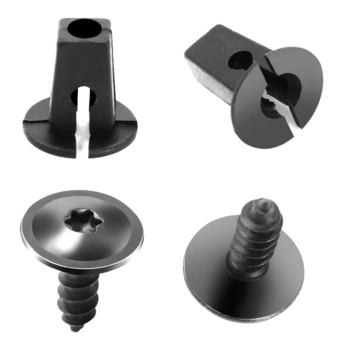VW Audi SEAT Skoda Screw Grommet & Torx Screw Trim Fixing Kit 6N0809966A