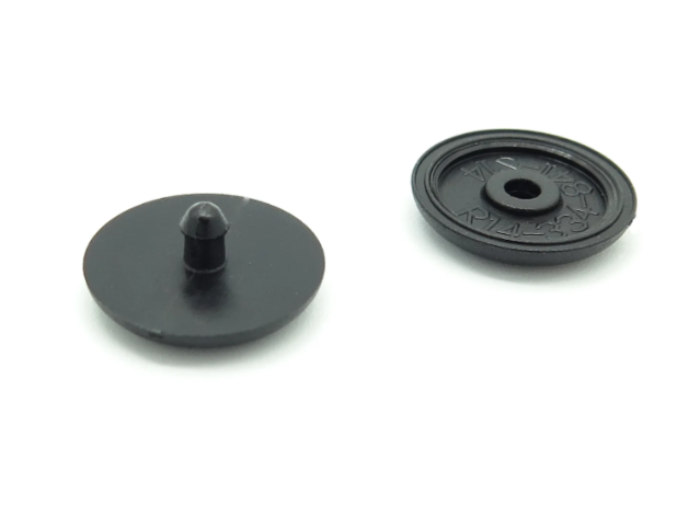 Universal Seat Belt Buckle Stopper Button - Black 5 Sets