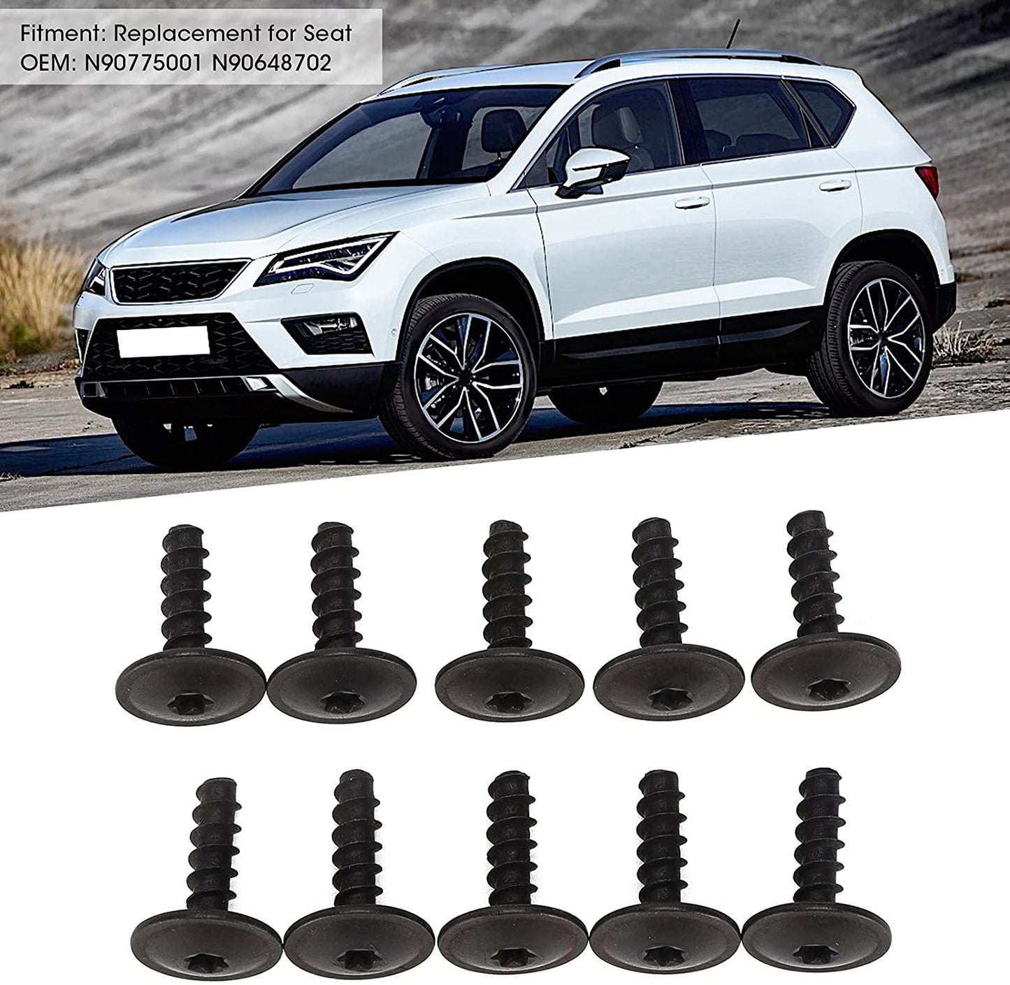 Audi SEAT Wheel Arch Liner Clip Screw Kit 8E0821989A N90775001