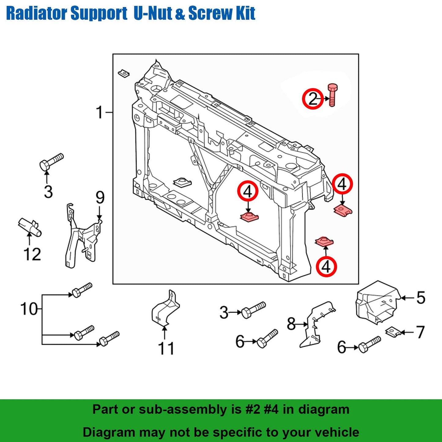 M6 Galvanised Spire Nut C-Clip - Underbody Shield & Trim Panel Fastener