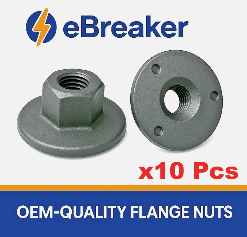 10mm Hex Head Plastic Flanged Nut - Undertray & Arch Liner Fastener