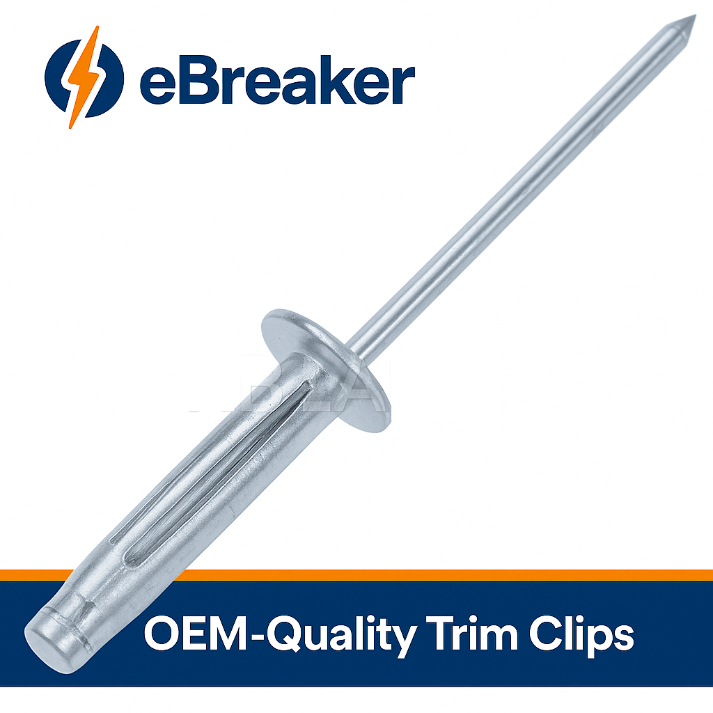 Mercedes & Universal 4mm Aluminium Blind Rivet - 7.9mm Collar Trim Fastener A0039909497