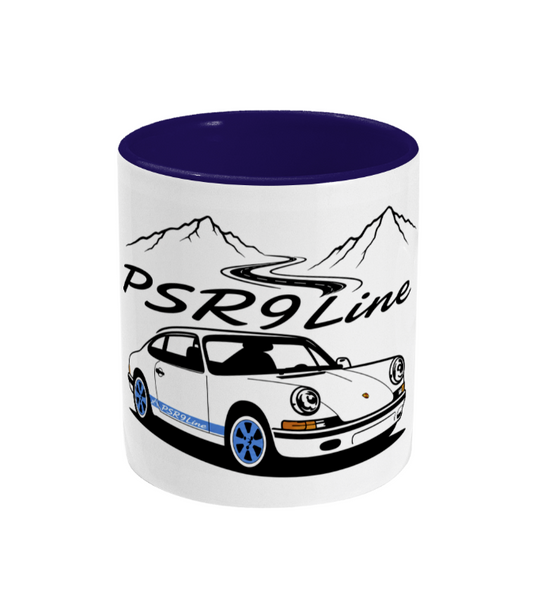PSR9Line Classic Porsche RS Coffee Mug Lapis Blue Theme