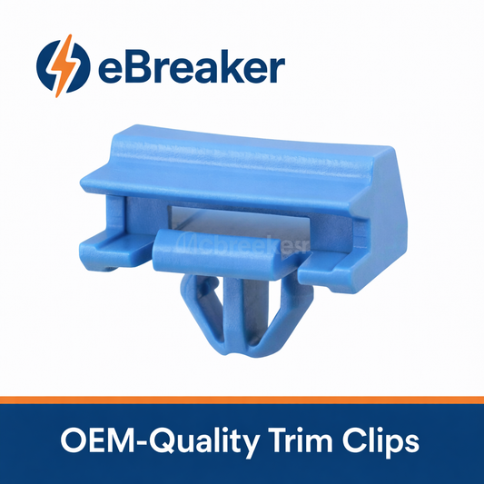 BMW Side Skirt Sill Trim Retainer Clip - Blue Plastic Mounting Clip