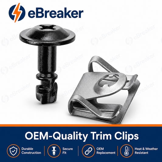 Undertray Twist Lock Bolt & Receiver Set BMW E39 E38 - 51718218852