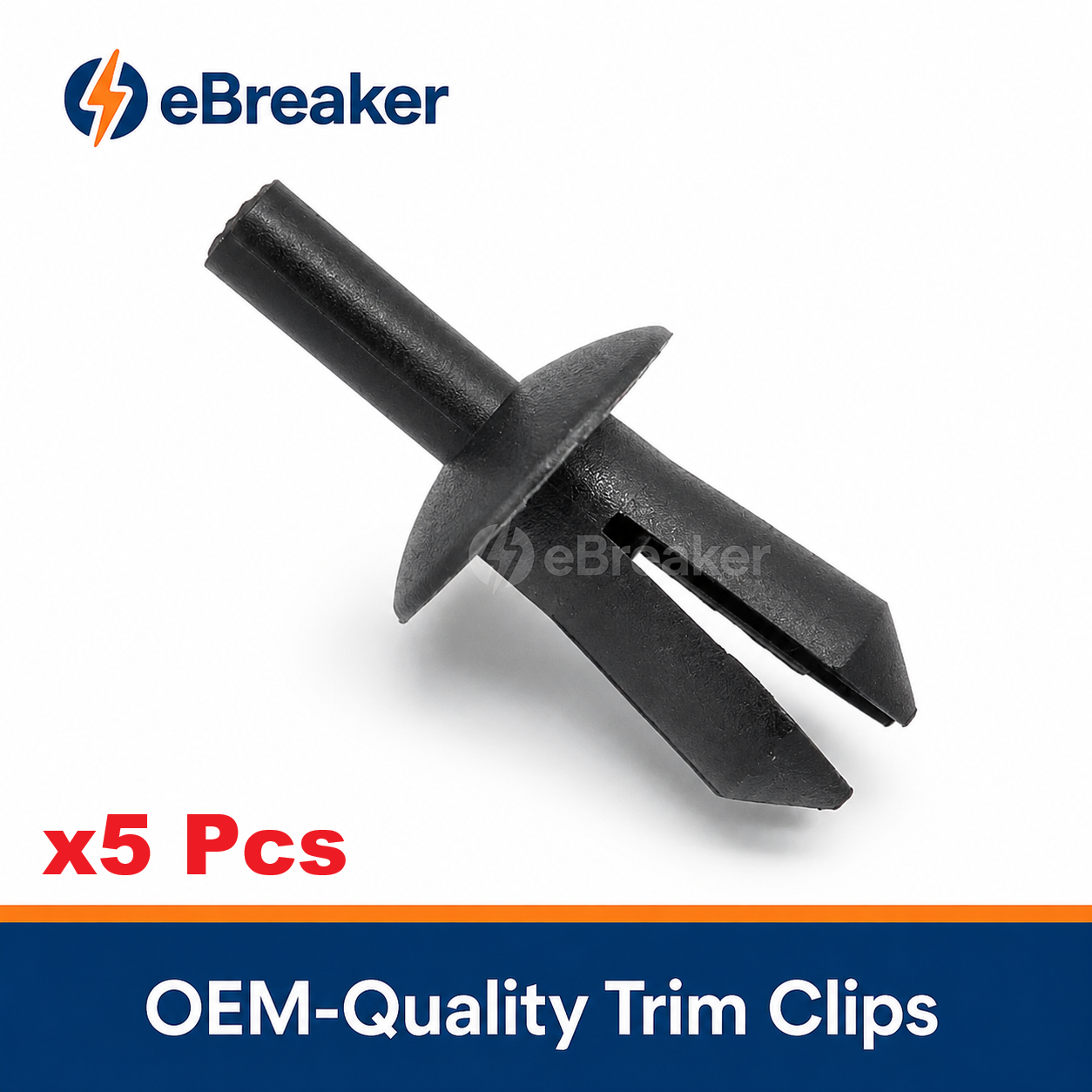 5mm Plastic Rivet Clip - Wheel Arch Liner & Splashguard Fastener