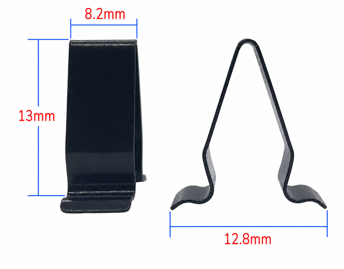 Clips de garniture intérieure en métal noir VAG Porsche 7M3827649 PAF827649