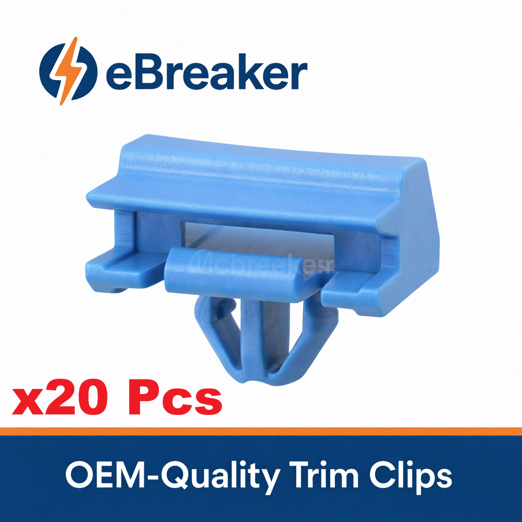 BMW Side Skirt Sill Trim Retainer Clip - Blue Plastic Mounting Clip
