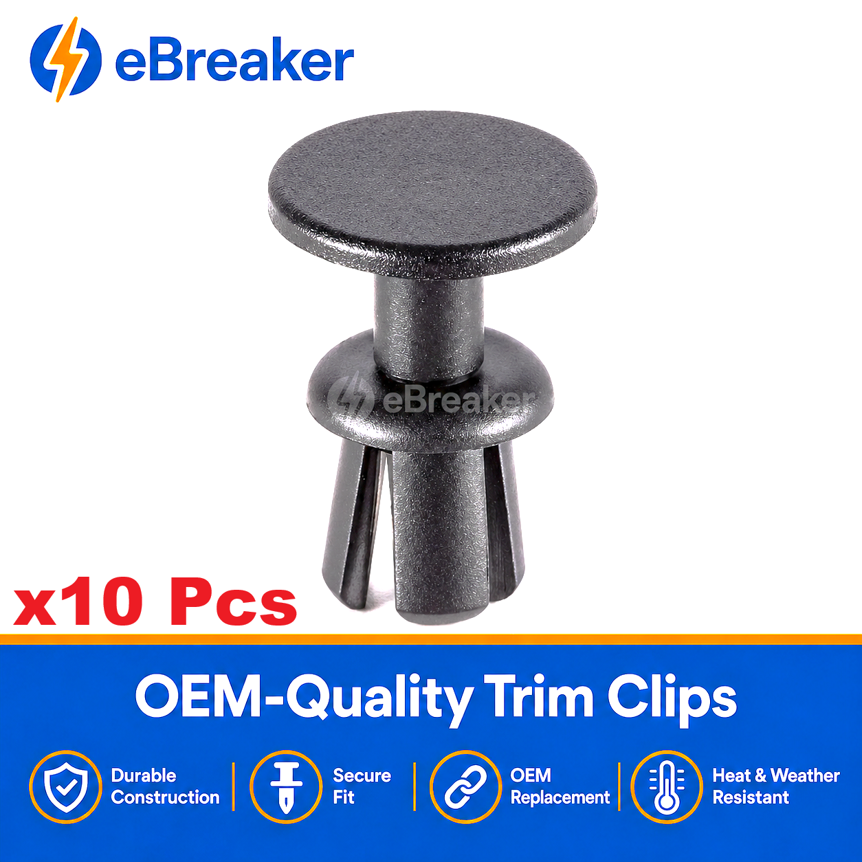 Multi-Brand Push Fit Trim Rivet - VAG Mercedes Peugeot Citroen Fastener N10583501