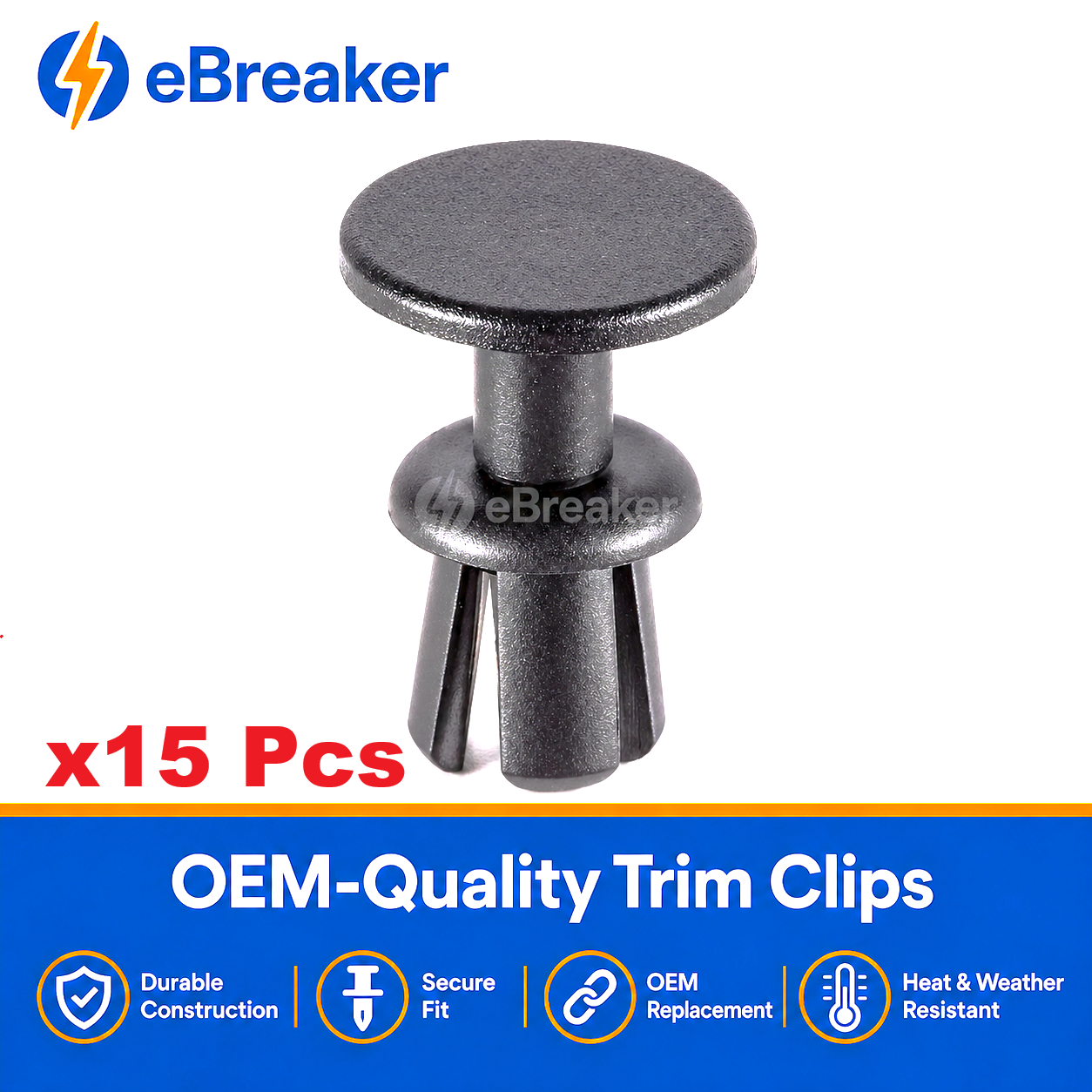 BMW Push Fit Trim Rivet - Interior, Undertray & Side Sill Fastener 51498166702