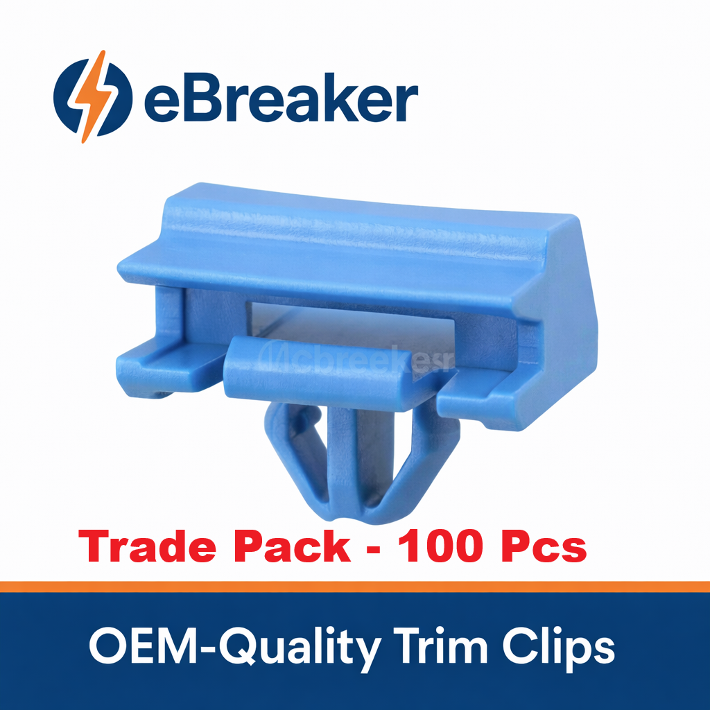 BMW Side Skirt Sill Trim Retainer Clip - Blue Plastic Mounting Clip