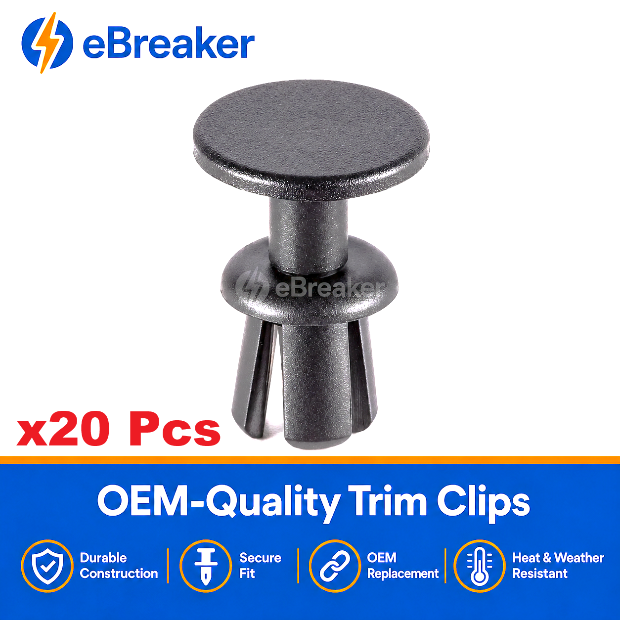 Multi-Brand Push Fit Trim Rivet - VAG Mercedes Peugeot Citroen Fastener N10583501