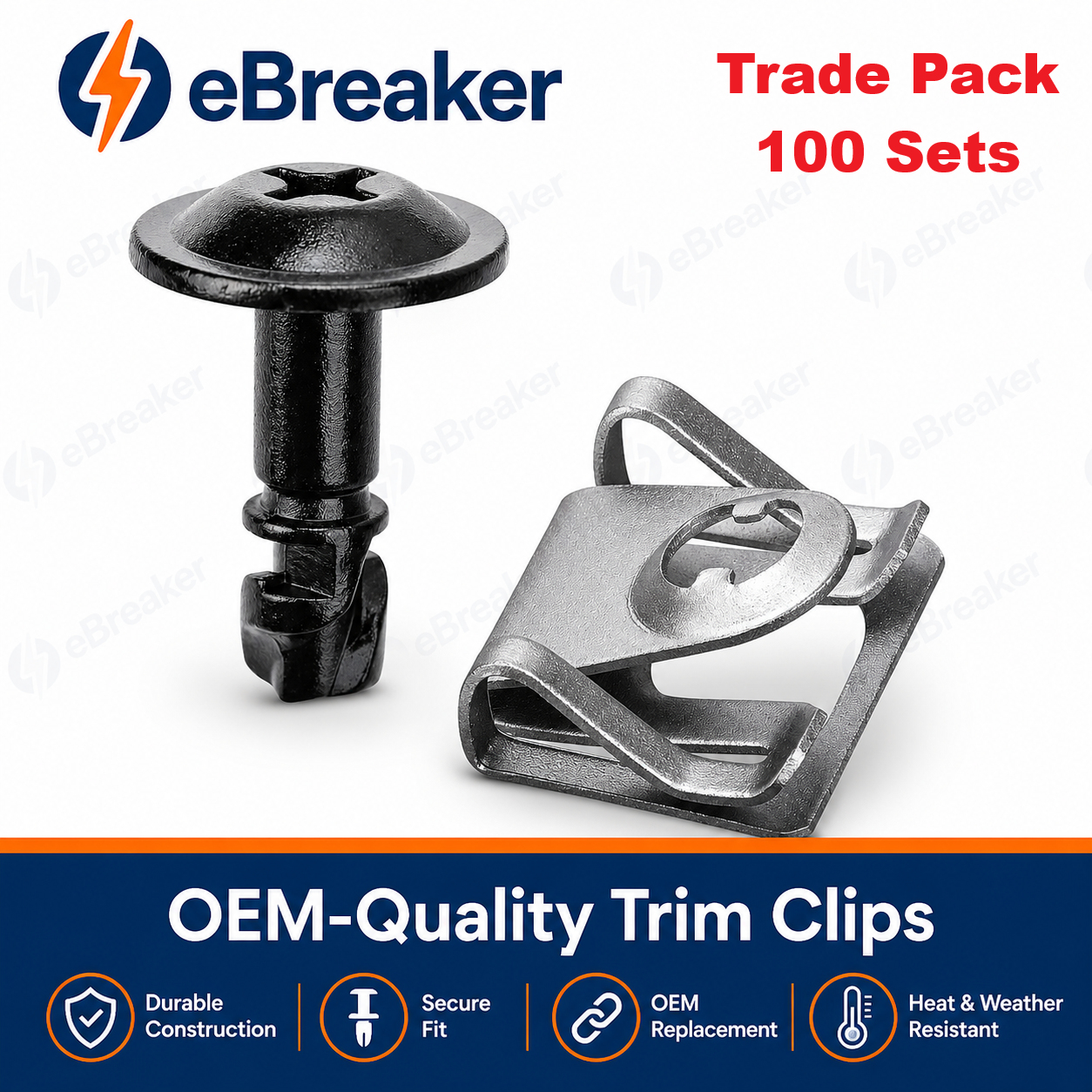 Undertray Twist Lock Bolt & Receiver Set BMW E39 E38 - 51718218852
