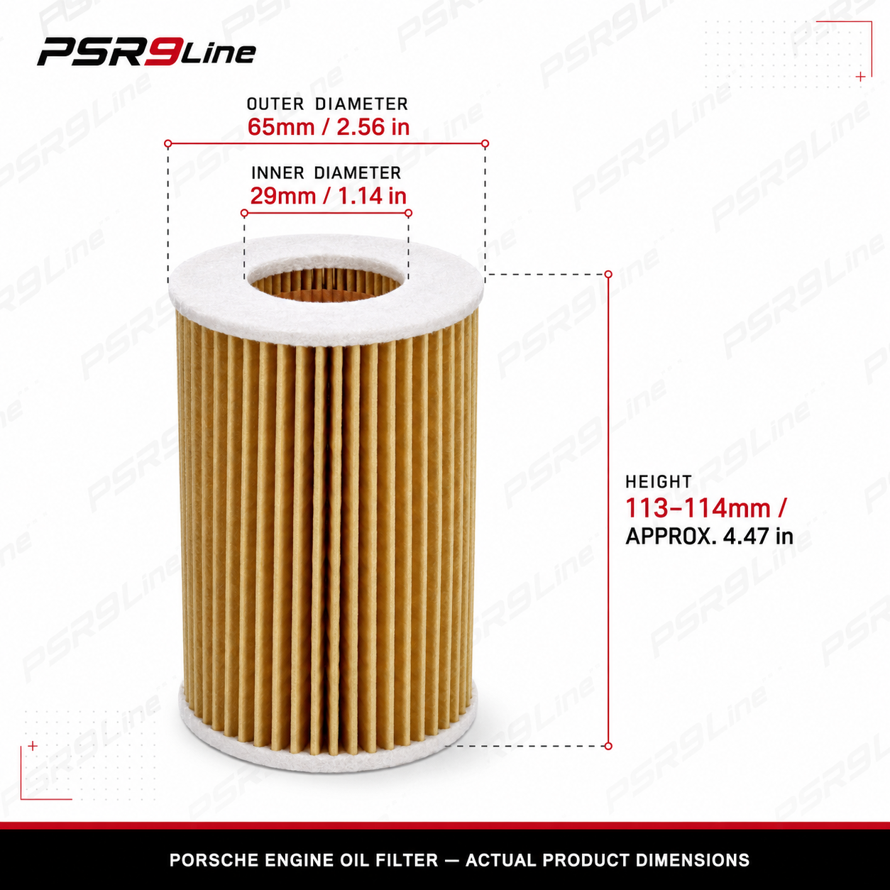 Porsche 99610722553 Oil Filter Kit - 996 997 986 987 M96 M97 Engines 1996-2013.