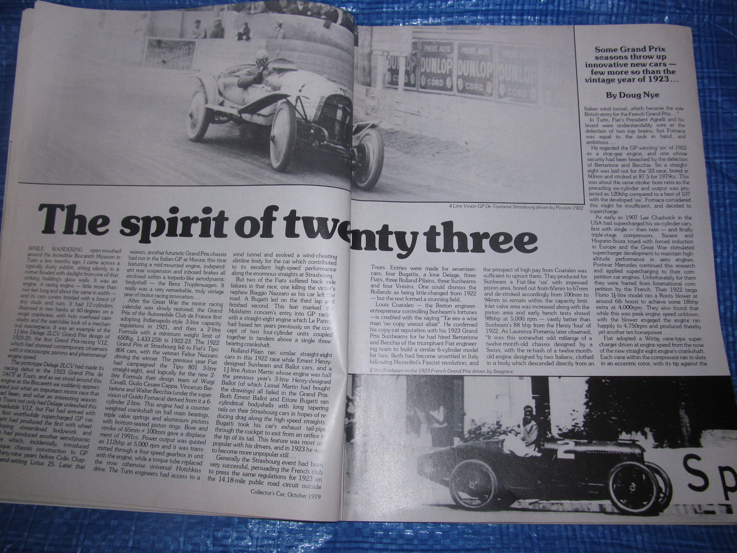 1979 OCTOBER COLLECTORS CAR MAGAZINE/JAGUAR BENTLEY #BK14