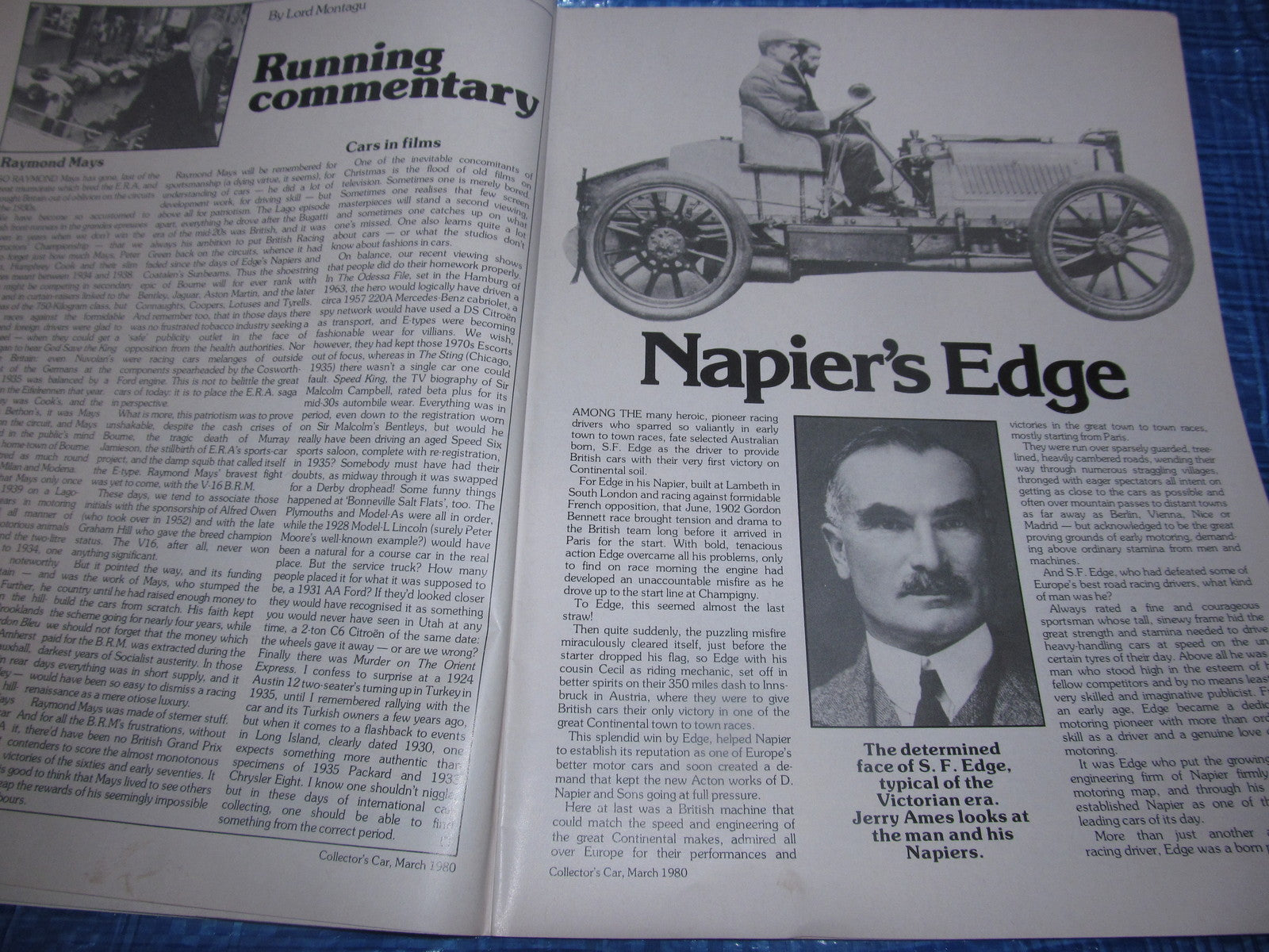 1980 MARCH COLLECTORS CAR MAGAZINE /  TRIUMPH NAPIER JOWETT #bk15